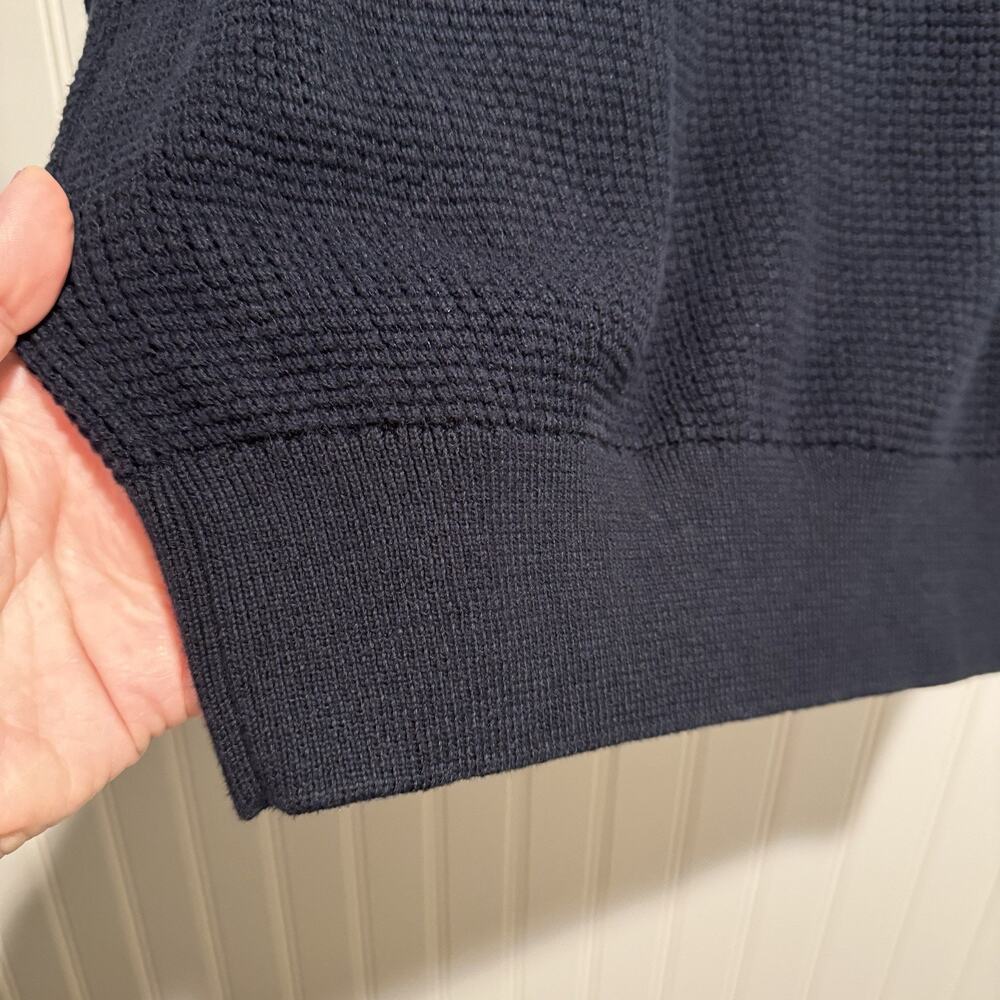 Karbon Navy Blue Cotton Sweater Mens XL - Picture 2 of 5
